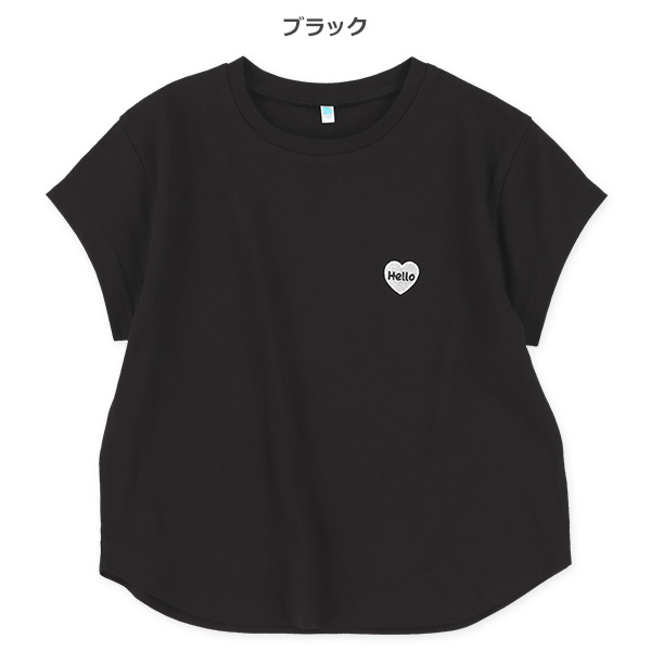 胸刺繍半袖Tシャツ