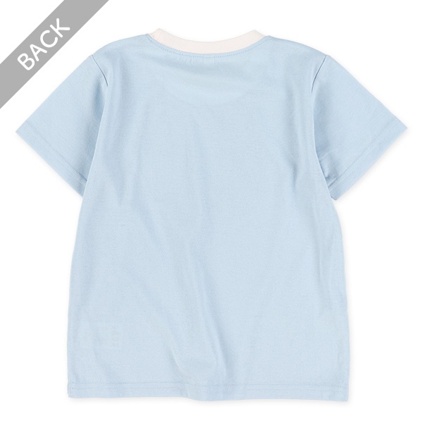 ハート転写プリント半袖Tシャツ