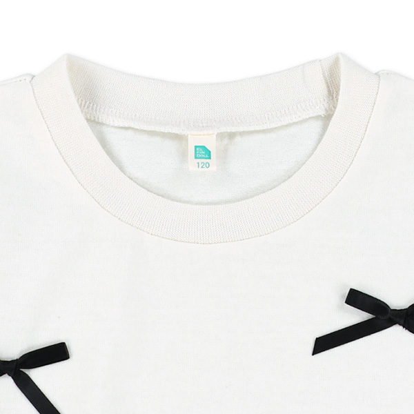 リボン半袖Tシャツ