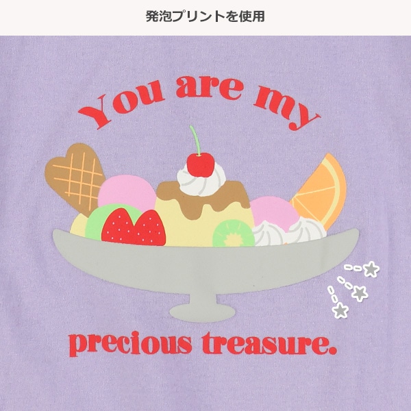 箔・発泡プリント半袖Tシャツ