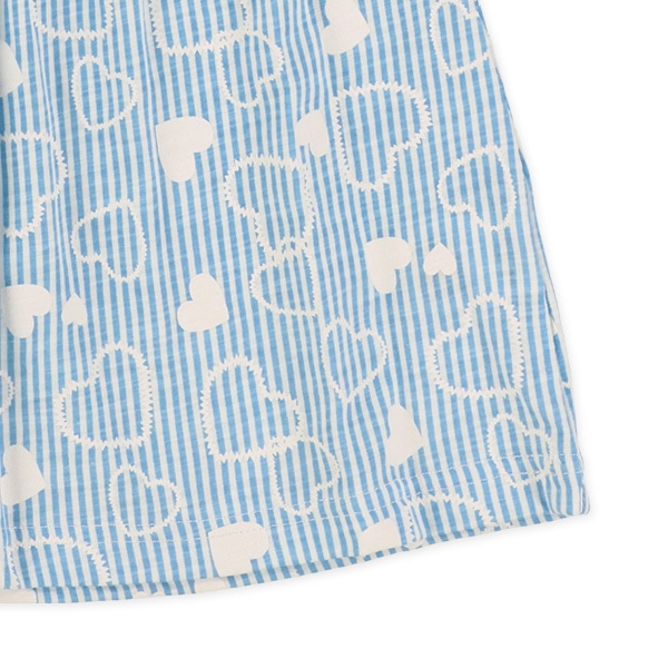 スラブ天竺リボンスモック半袖Tシャツ