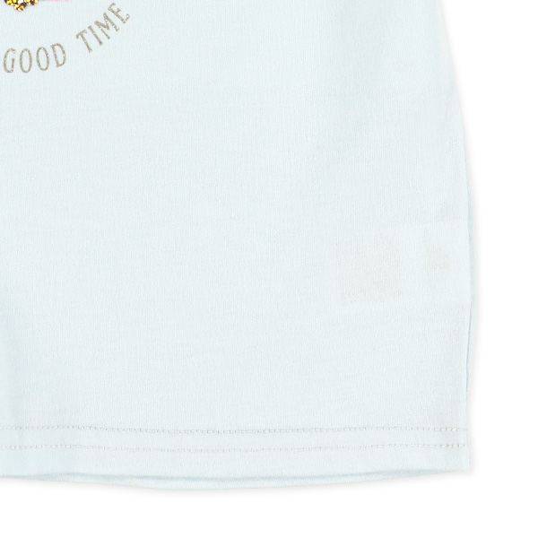 ユニコーンスパンコールフレンチTシャツ