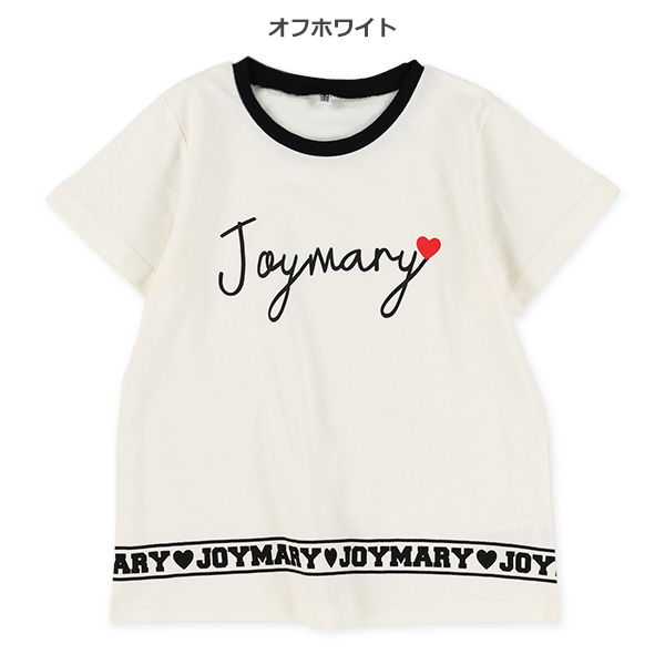 裾ロゴプリント半袖Tシャツ