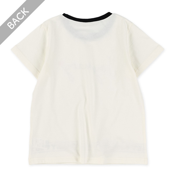 裾ロゴプリント半袖Tシャツ