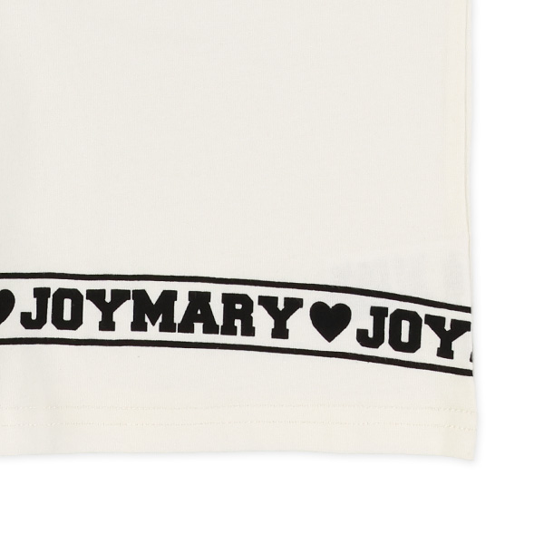 裾ロゴプリント半袖Tシャツ