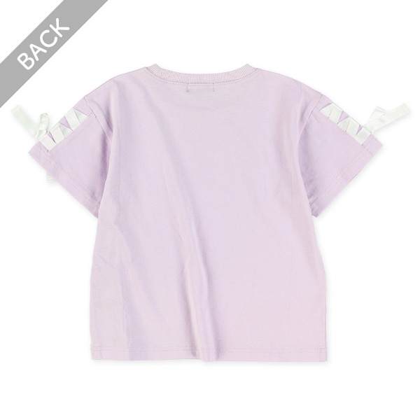 ロゴレースアップ半袖Tシャツ