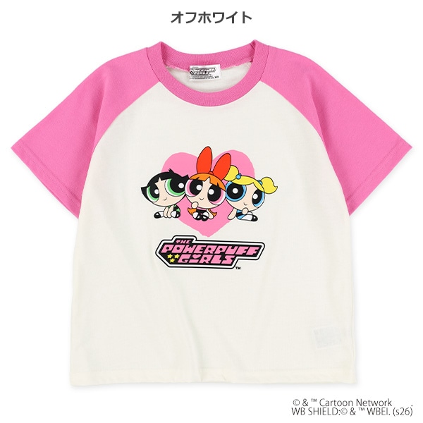 ラグラン半袖Tシャツ（パワーパフ ガールズ）