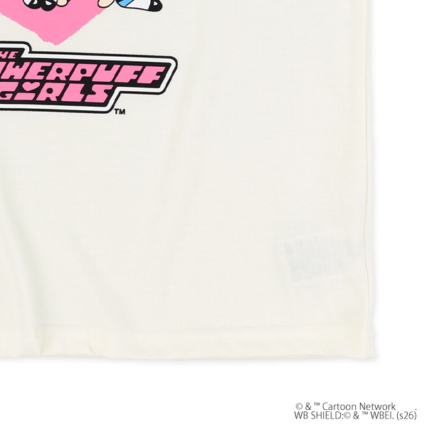 ラグラン半袖Tシャツ（パワーパフ ガールズ）