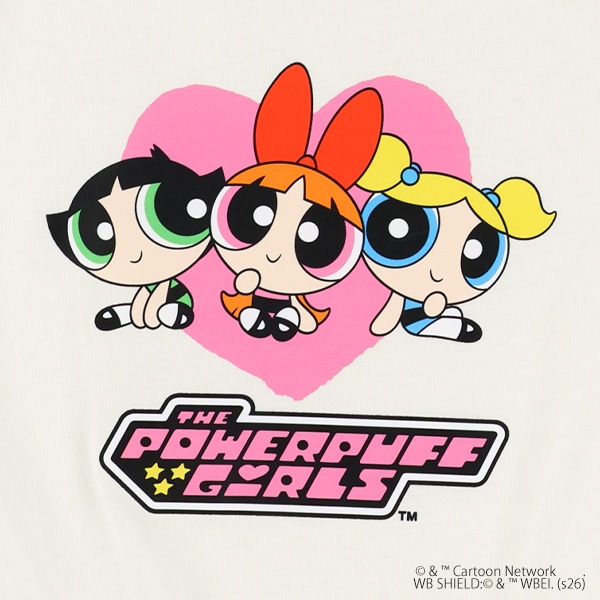 ラグラン半袖Tシャツ（パワーパフ ガールズ）