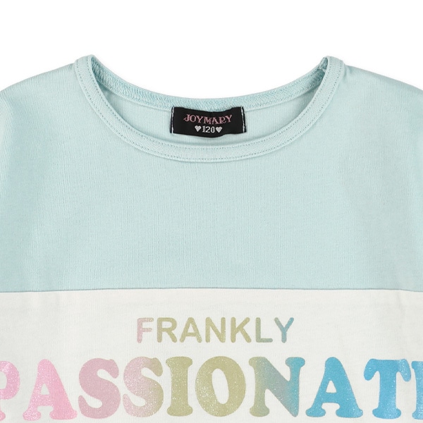 レインボーロゴ切り替え半袖Tシャツ