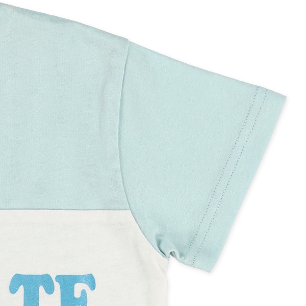 レインボーロゴ切り替え半袖Tシャツ