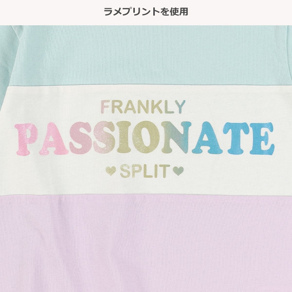 レインボーロゴ切り替え半袖Tシャツ