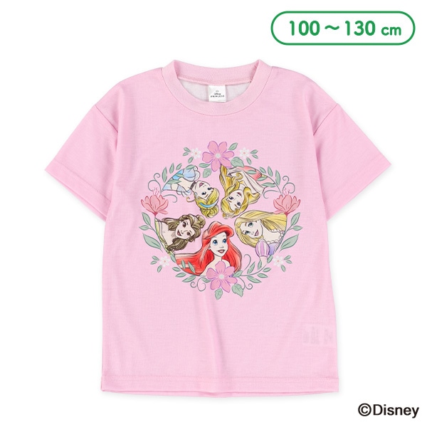 プリンセス集合半袖Tシャツ（ディズニープリンセス）