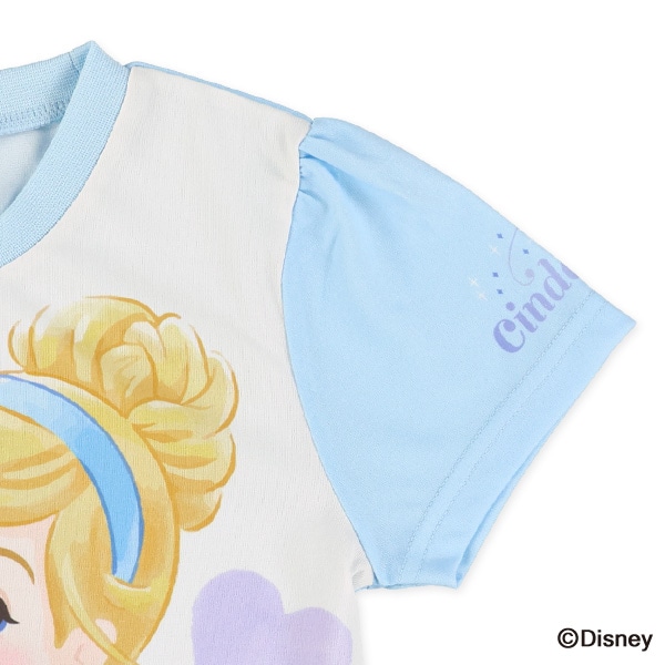 4柄コミック半袖Tシャツ（ディズニープリンセス）