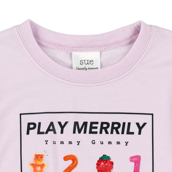 袖メッシュベアグミ半袖Tシャツ