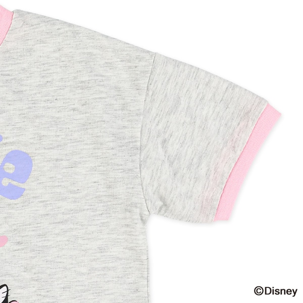 リンガー半袖Tシャツ（ミニーマウス）
