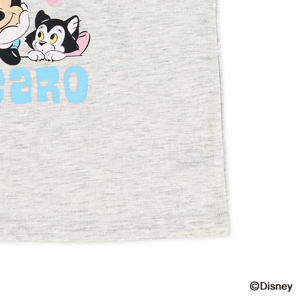 リンガー半袖Tシャツ（ミニーマウス）