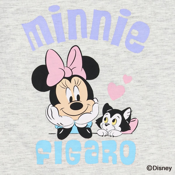 リンガー半袖Tシャツ（ミニーマウス）