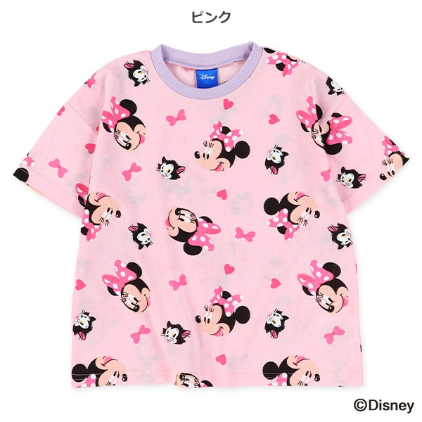 総柄半袖Tシャツ（ミニーマウス）