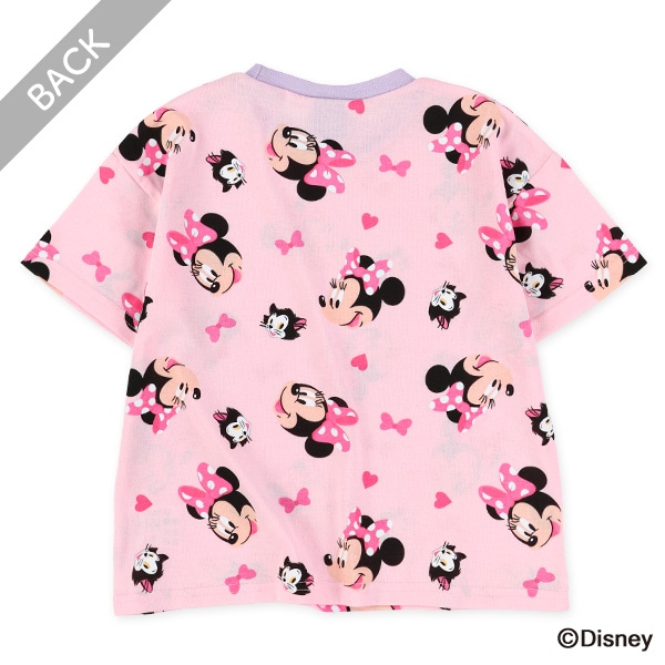 総柄半袖Tシャツ（ミニーマウス）