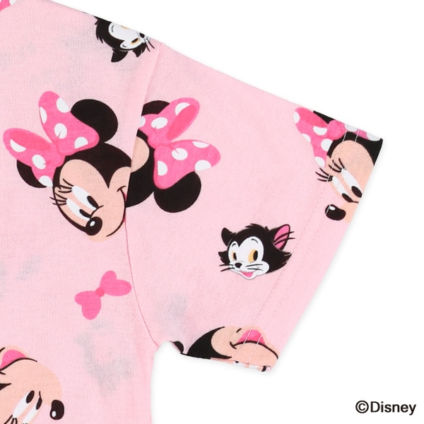 総柄半袖Tシャツ（ミニーマウス）