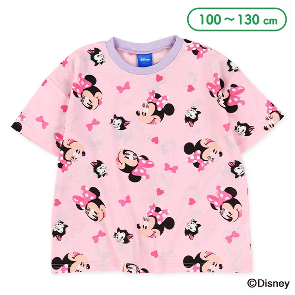 総柄半袖Tシャツ（ミニーマウス）