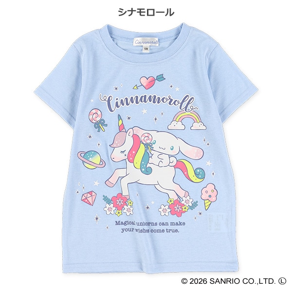 半袖Tシャツ（ハローキティ・マイメロディ・シナモロール・クロミ）