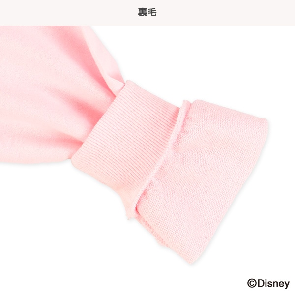 ミニ裏毛リボン長袖Tシャツ（ミニーマウス）