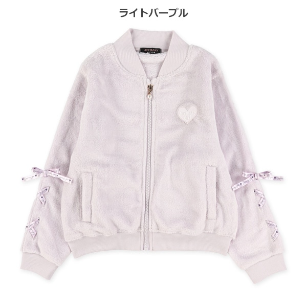 シャギーフリースレースアップブルゾン