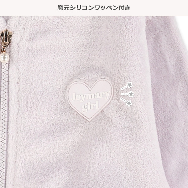 シャギーフリースレースアップブルゾン