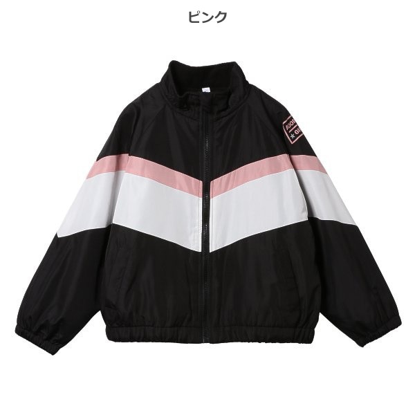 裏フリース配色切り替えジャケット | ベビー服・子供服・マタニティ