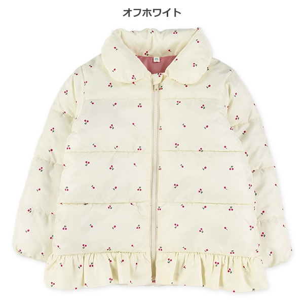 中綿裾フリルジャケット