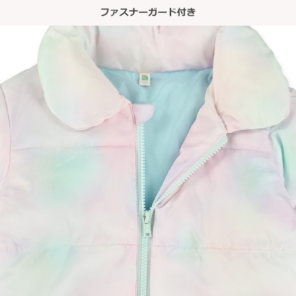 中綿裾フリルジャケット
