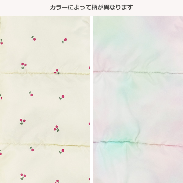 中綿裾フリルジャケット