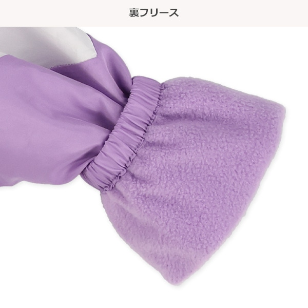 裏フリース配色切り替えジャケット