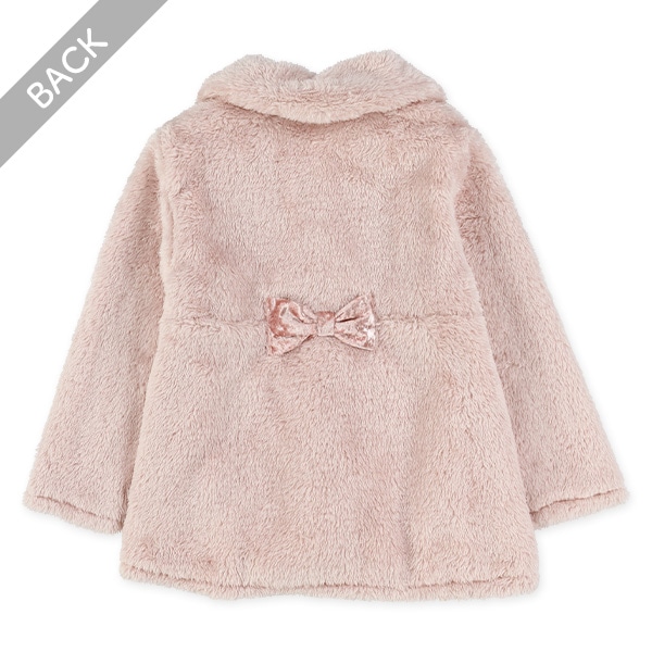 リボン付きボアジャケット