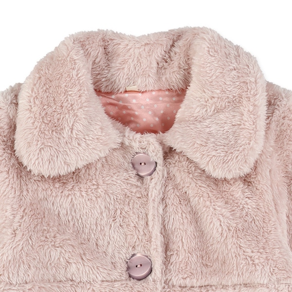 リボン付きボアジャケット