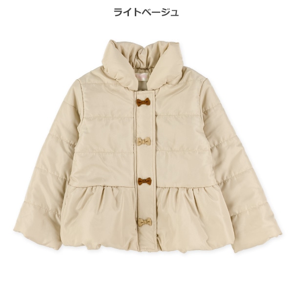中綿リボン付き防寒ジャケット