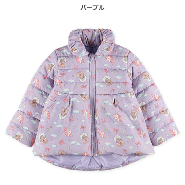 中わたユニコーン総柄コート