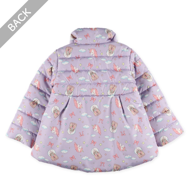 中わたユニコーン総柄コート