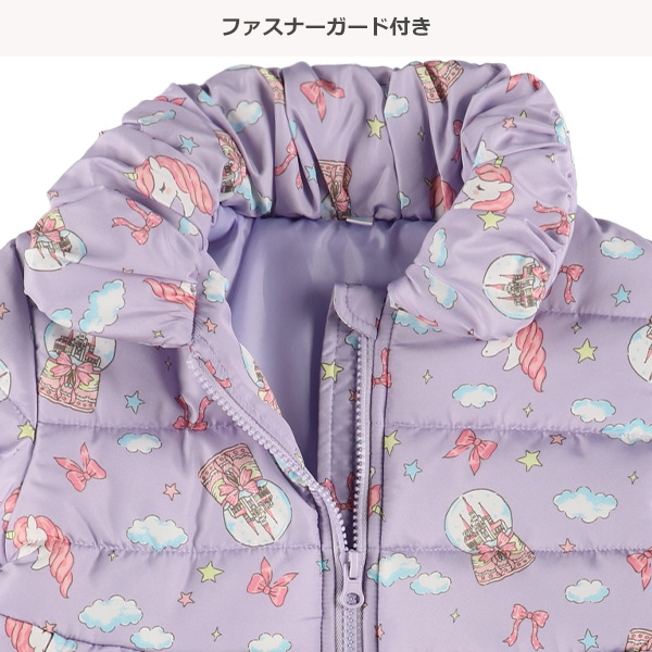 中わたユニコーン総柄コート