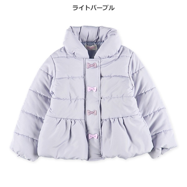 中綿リボン付き防寒ジャケット