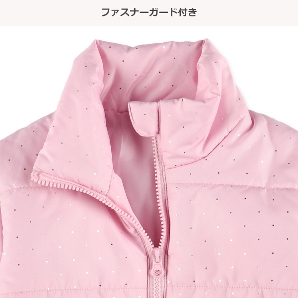 中綿箔ドットジャケット