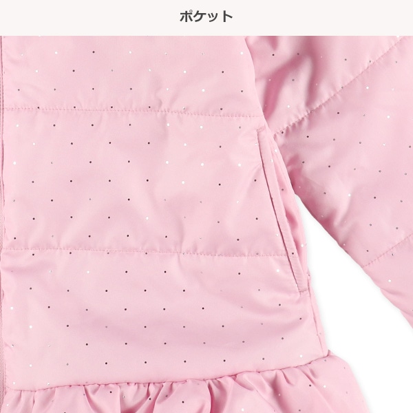 中綿箔ドットジャケット