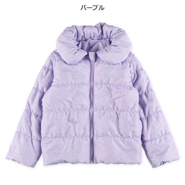 中綿箔ドットハーフジャケット