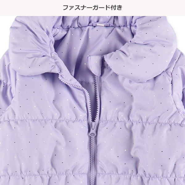 中綿箔ドットハーフジャケット