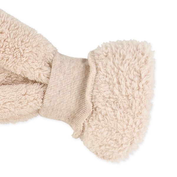 裏起毛袖ボアトレーナー