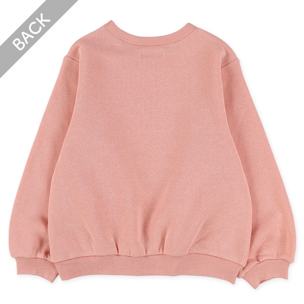 裏起毛ハートボアポケットトレーナー