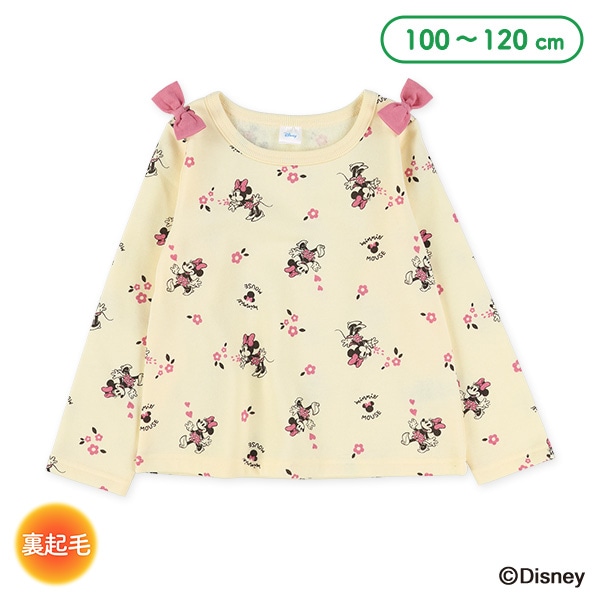 裏起毛総柄リボントレーナー（ミニーマウス）