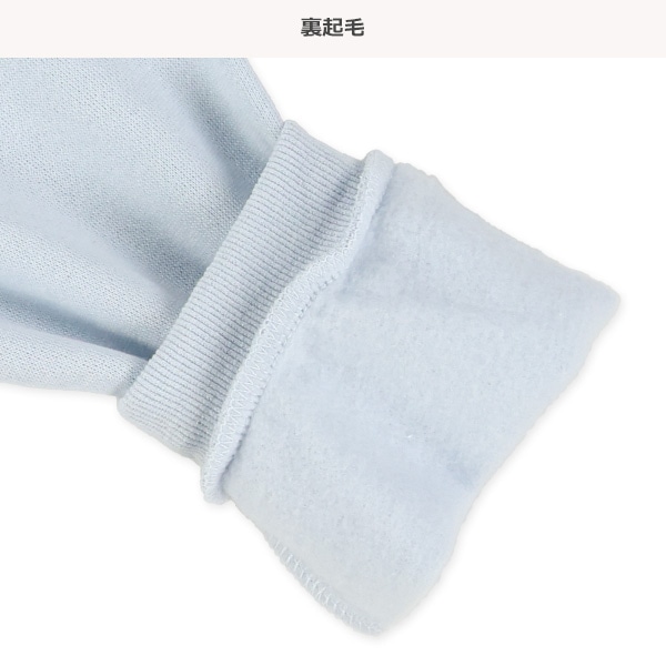 裏起毛アイスクリームサガラ刺繍長袖トレーナー